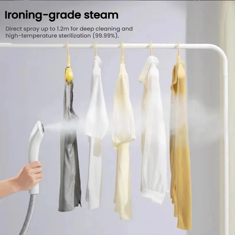 Extrator de Manchas para Estofados Leve com Painel de Controle Touch, Tanque Duplo Transparente, Alta Sucção, Aspirador Portátil para Carpetes
