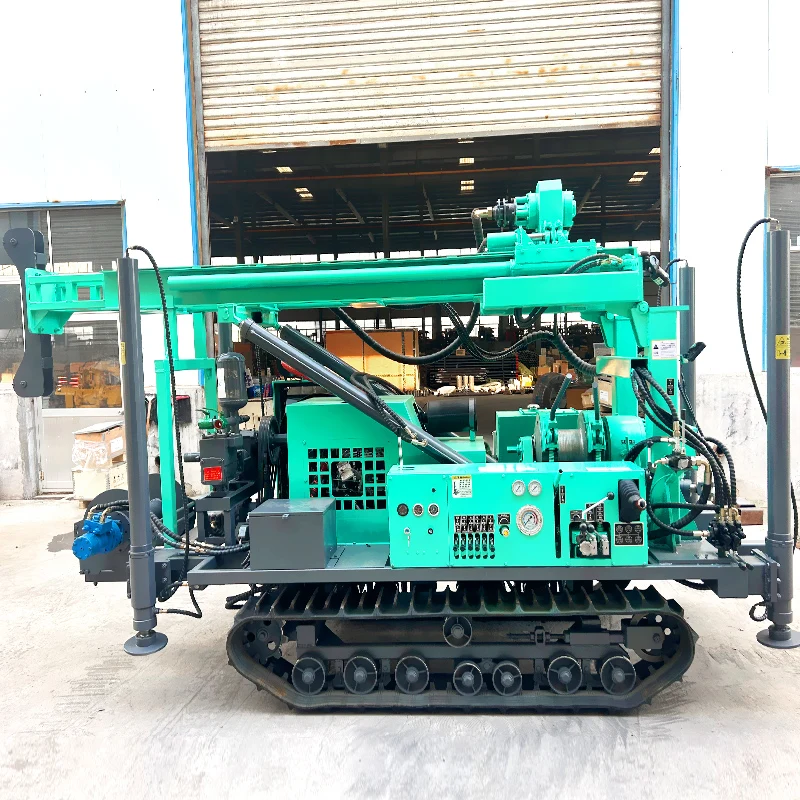 Customized Hydraulic Lifting Crawler Drilling Rig Mode Jdl-280 Deep Soil Hard Rock Mud Pump Bore Well Drilling Machine