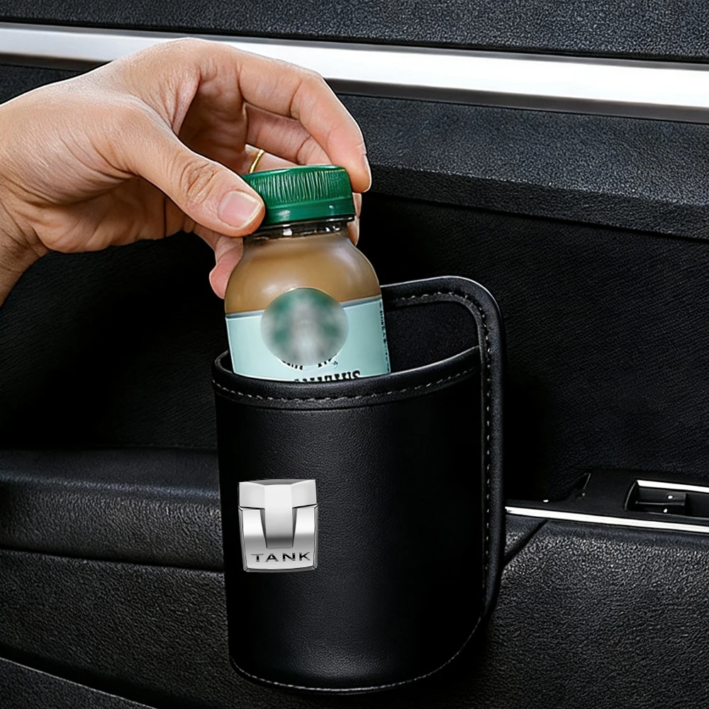 

Car Trash Can Door Storage Box Car Door Hanging Bag Rubbish Bag Garbage For Tank Great Wall 300 400 500 700 Hi4T 300 HiaZ