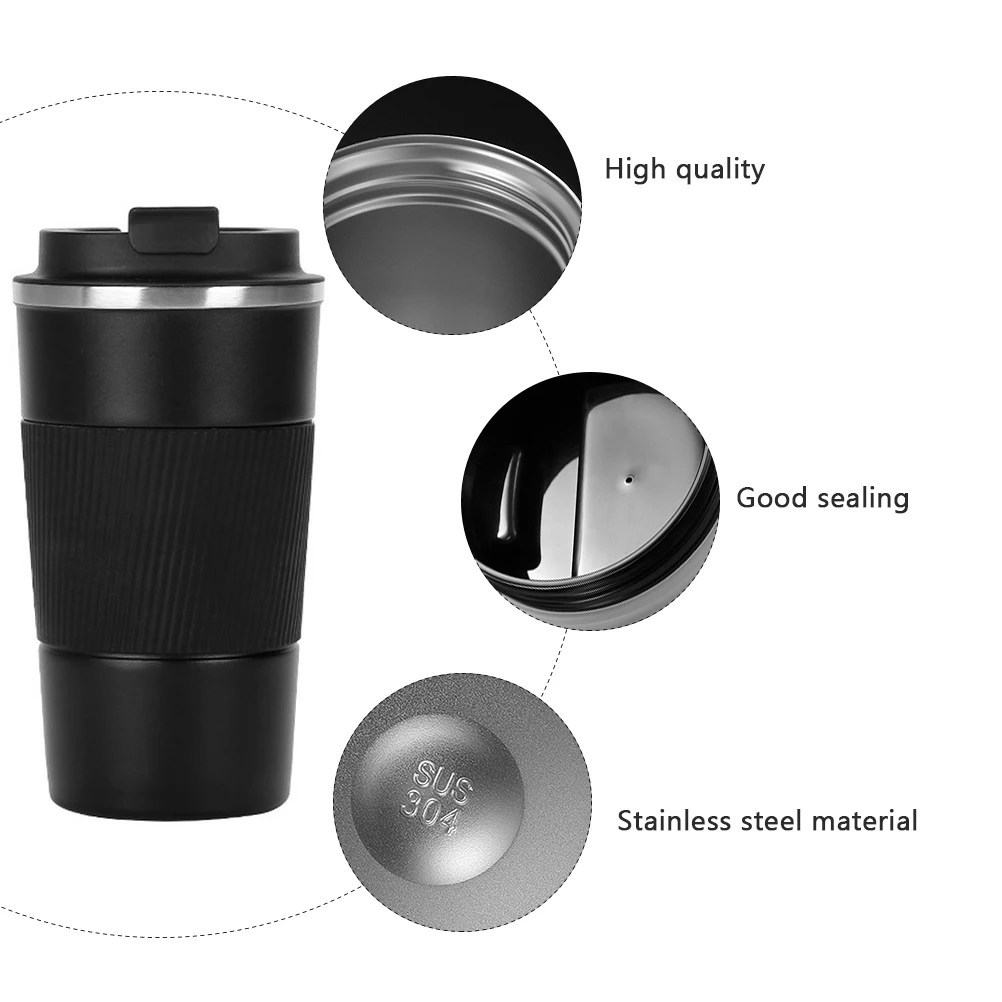

Stainless Mug Tumbler 40 Oz with Handle Thermal Glass for Cup Straw Insulated Double