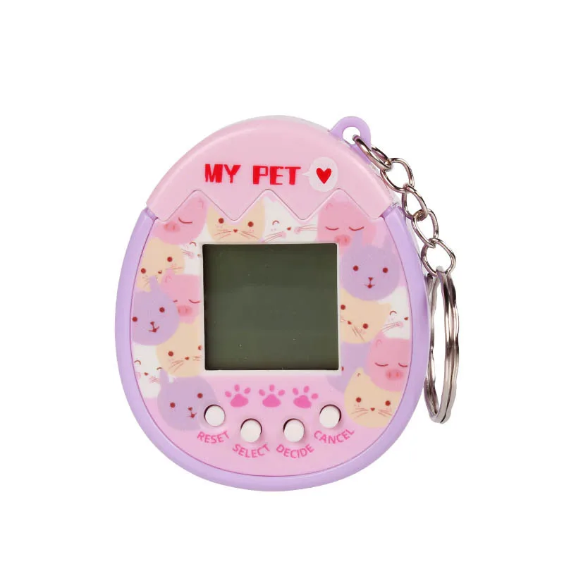 Gioco elettronico per animali domestici Tamagotchi virtuale Nostalgico 168 animali domestici in un virtuale Cyber Digital Pet Divertente schermo Pixel Macchina da gioco Giocattoli