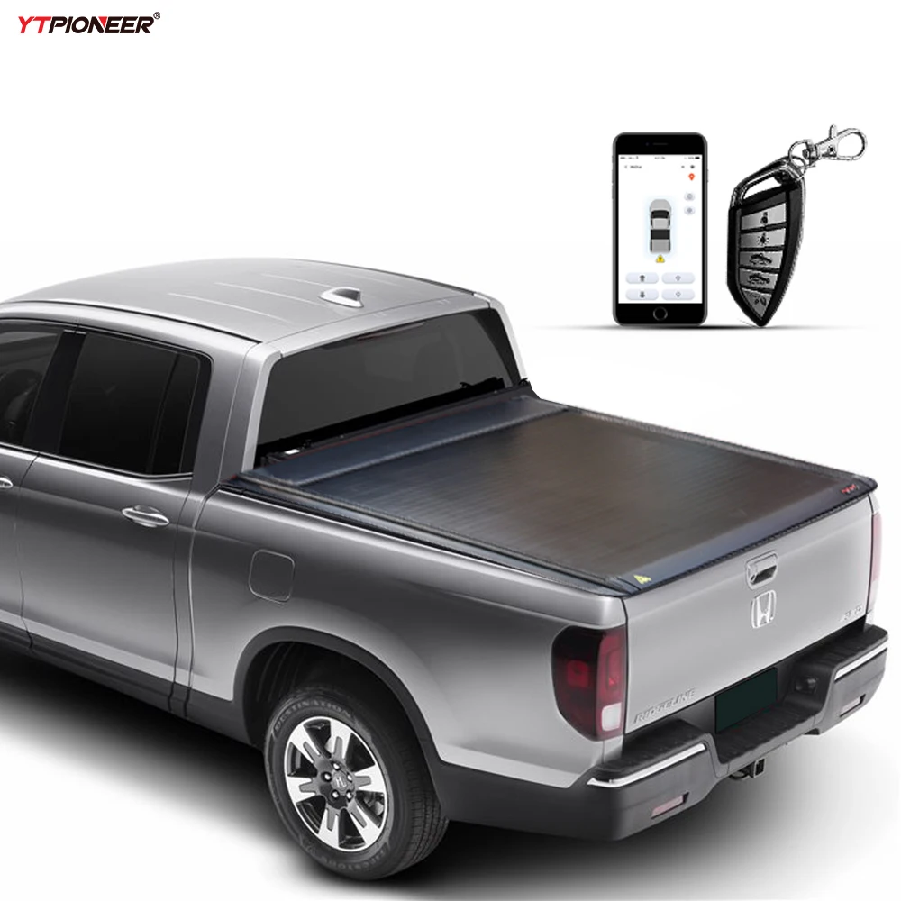 

YTPIONEER Waterproof Black Lid Roller Roll Up Retractable Bed Cover for Honda Accord 2018-2022