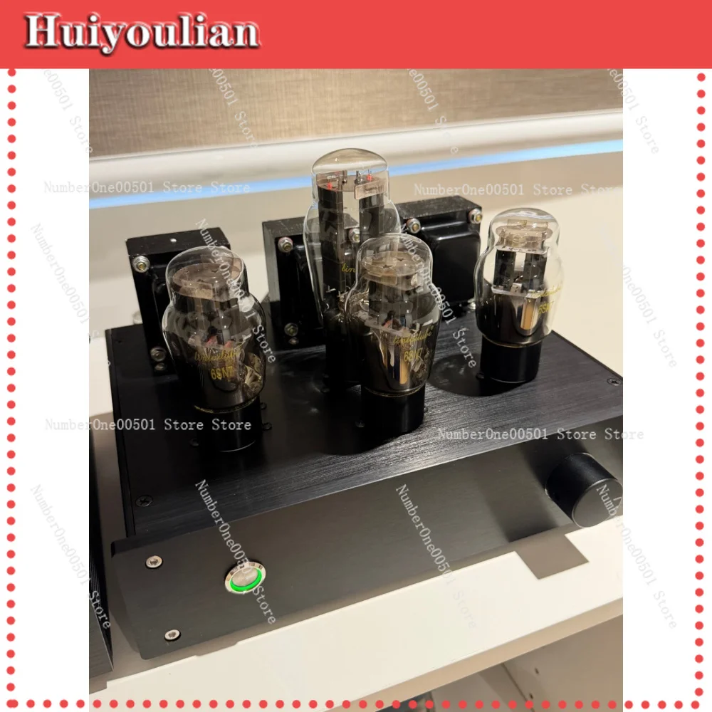 6N8P Handmade Point to Point Tube Preamplifier Compatible with 6SN7 Tube 2 Stage Circuit Customizable