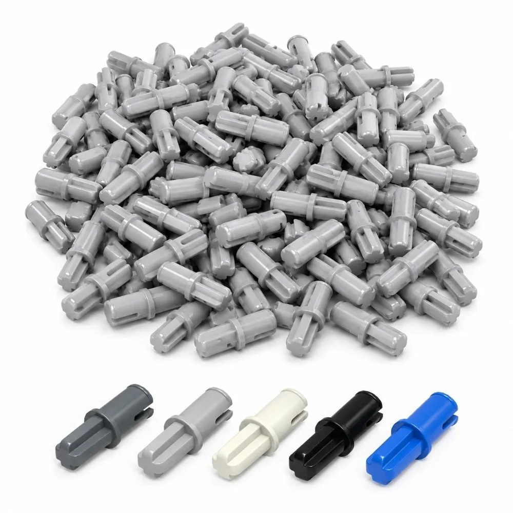50g About 208Pcs ABS Plastic Building Block Connector Multiple Colors Replacement Small Particle Bricks for Lego 6562 3749