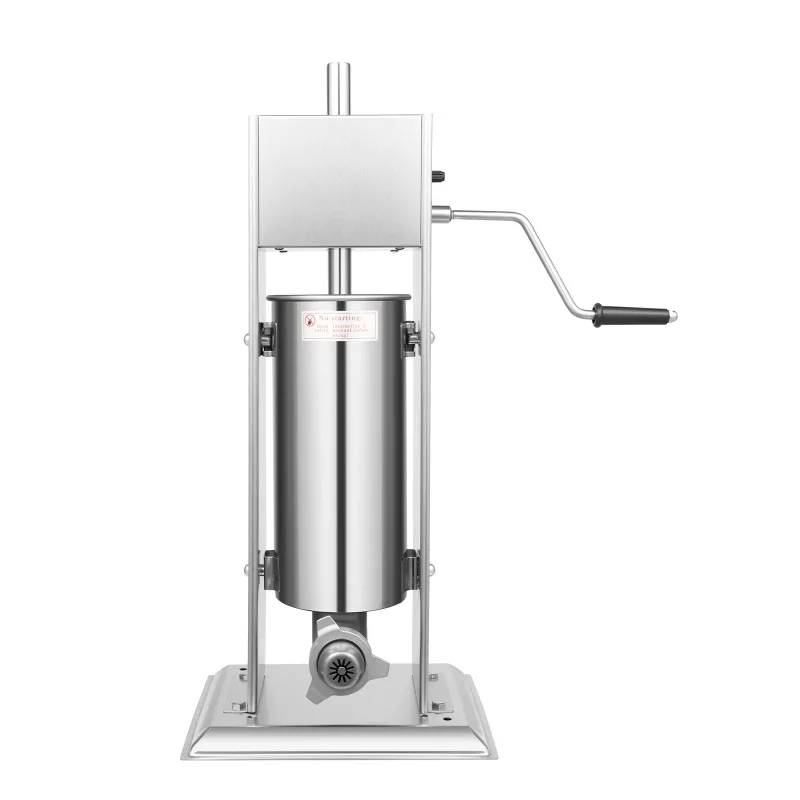 1.32gal Manual Churros Machine with 6 Nozzle Vertical Churrera Maker Stainless Steel Donut Churro Machine for Bakery Cafeteria