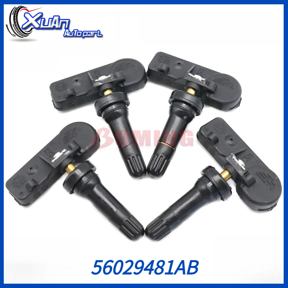 56029481AB Wheel TPMS Tire Pressure Monitor Sensor 433Mhz For Dodge Nitro Ram 1500 2500 3500 Pickup Jeep Commander Wrangler