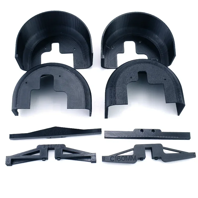 المصدات الأمامية والخلفية للطباعة ثلاثية الأبعاد من Hyper Go لسيارة التحكم عن بعد 1/7 mjxrc 7303 C3 على الطرق الوعرة شاحنة سيارات RC عالية السرعة