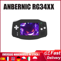 ANBERNIC RG34XX Retro Handheld Game Console 64 Bit Linux System 3.4 Inch IPS Screen Game Player Gift for Kids