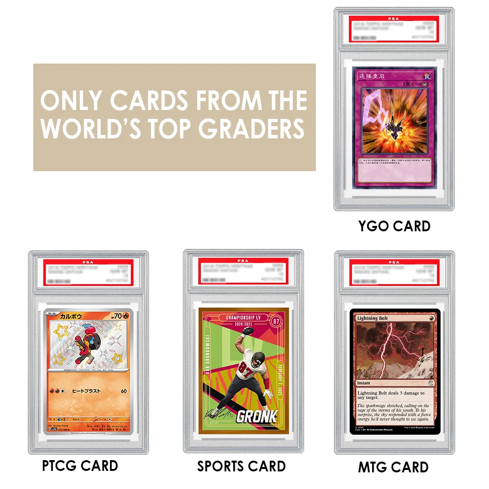 

5 шт. 35PT прозрачный акриловый держатель для карт для MGT/PTCG/коллекционные рукава для карт PSA, для игроков сбора карт