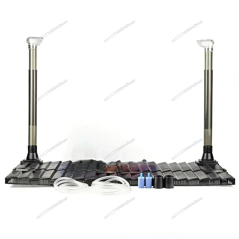 Fish tank bottom filter plate Aquarium filter material backing plate Anti-stagnant fish tank grid plate