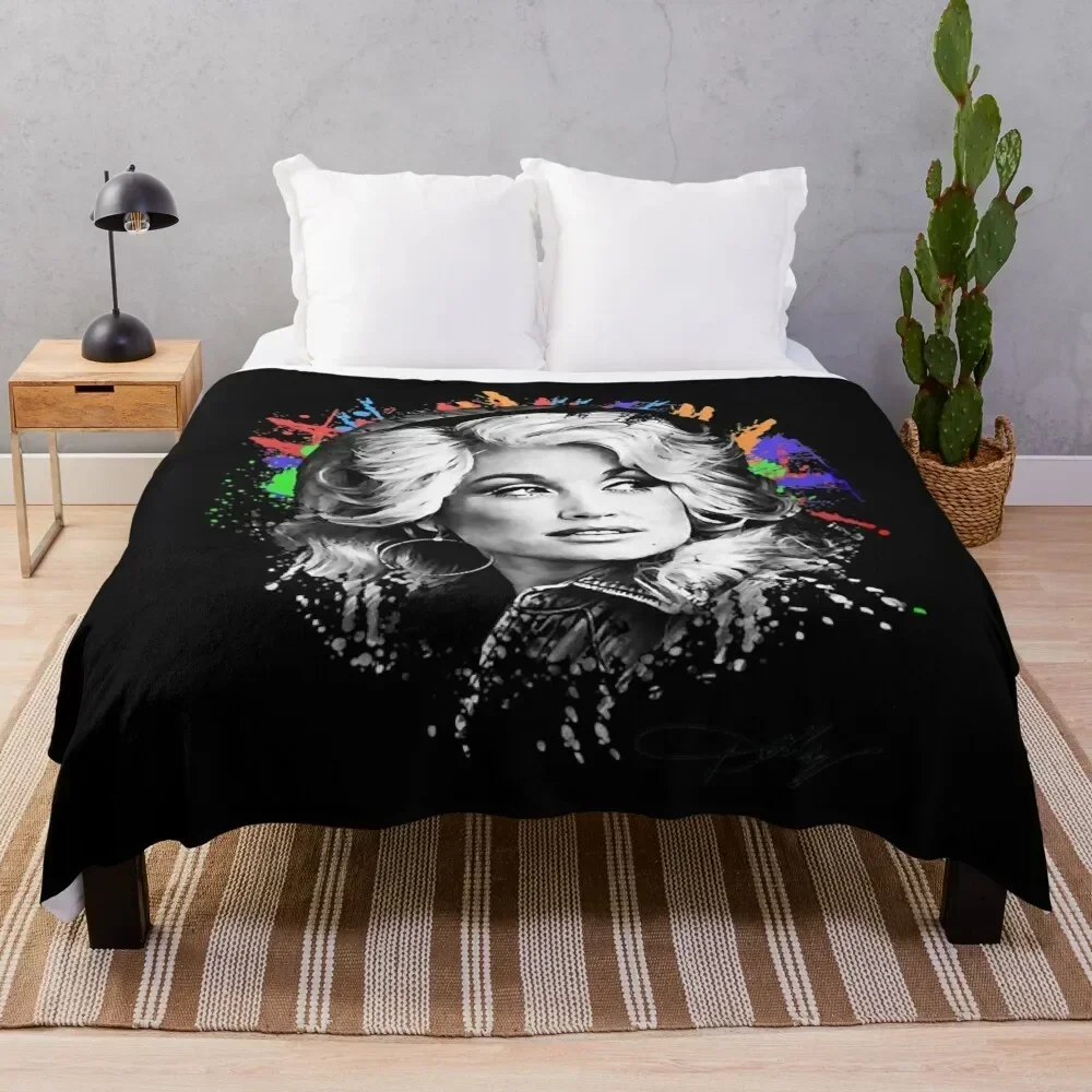 

Retro Vintage Dolly Parton's Gifts Throw Blanket Bed covers anime Plush Decorative Beds Blankets
