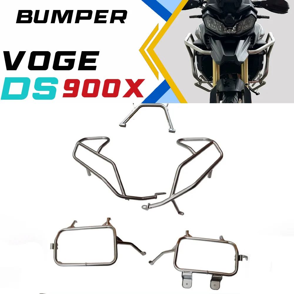 

VOGE DS900X Bumper, Stainless Steel Guard Bar, LX900-C Side Case Bracket, Original Motorcycle Parts
