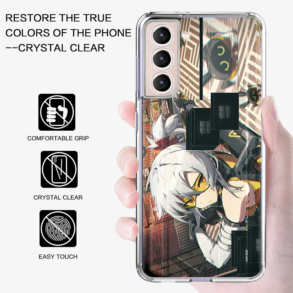 Von Lycaon ZZZ Hoshimi Miyabi Case for Samsung Galaxy S10 Lite 2020 S21 S22 S23 S24 Ultra S20 FE S9 Plus S10e S8 Clear Soft image 5