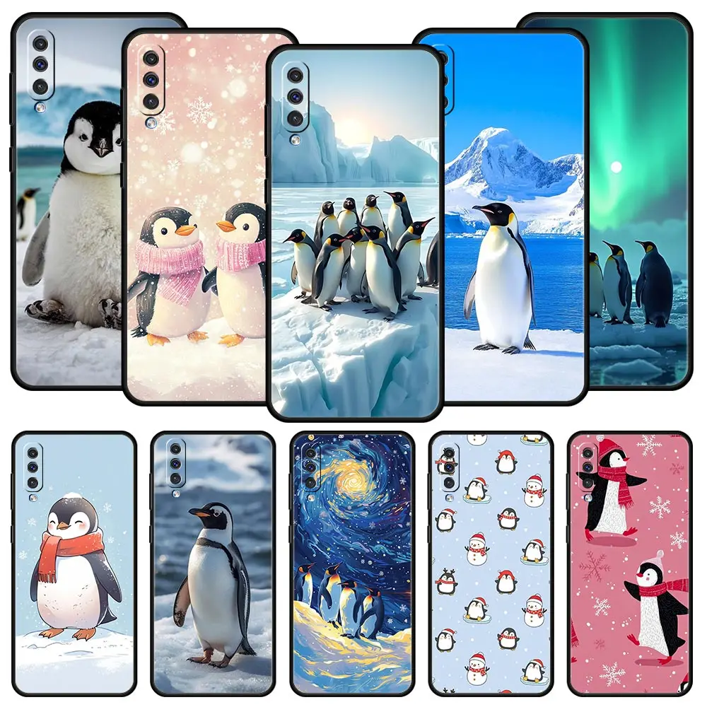 Penguin Kawaii Cute Phone Case For Samsung A56 A36 A26 A54 A52 A24 A14 A50 A72 A70 A06 A12 A22 A34 A42 A32 A04s A16 5G Cover
