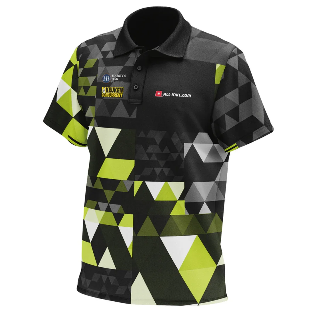 Michael Van Gerwen MVG fan Edition Polo Dart Shirt Darts jersey Darts match polo shirt Sports Men's T-Shirt Children's Clothing