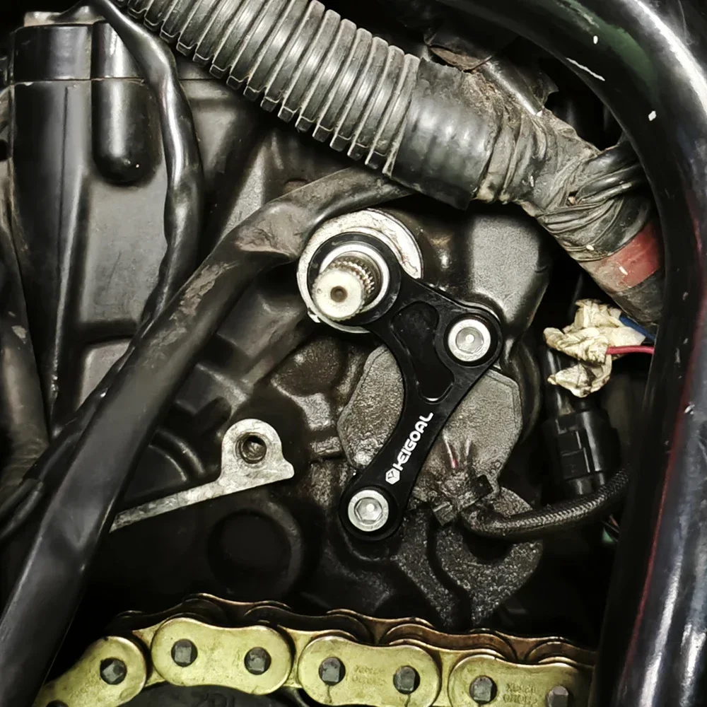 Para Triumph Tiger 800 900 XR XRX XC accesorio soporte de cambio auxiliar Material CNC estabilizador de soporte de cambio de motocicleta