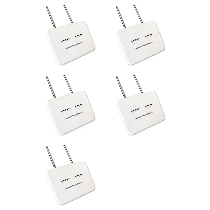 

24-Hour Delivery 5X 433Mhz Wireless Signal Repeater Transmitter Booster For GSM PTSN Home Burglar Alarm Security System Cables E