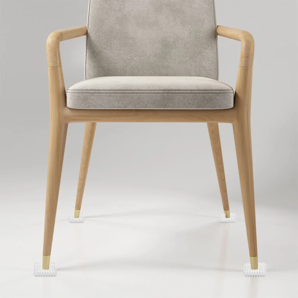 

16Pcs Anti-Slip Furniture Pads Transparent Spiked Carpet Protector Cups Stable Protectors for Chairs Tables Furniture