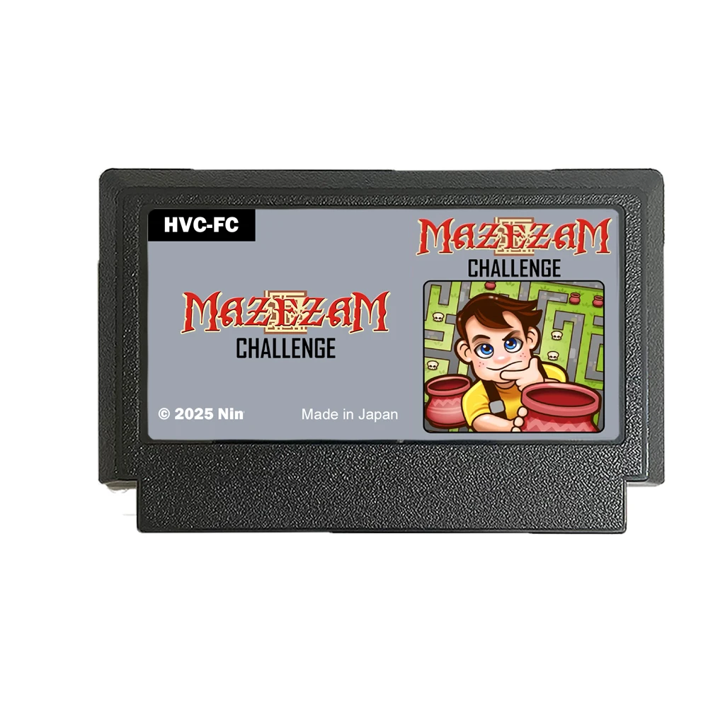 MazezaM Challenge - A Brand NEW 60 Pin FC Famicom Game Cartridge For Nintendo Family Computer Game Console