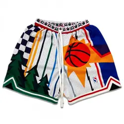 Pantaloncini da palestra pantaloni larghi abbigliamento Casual da uomo in esecuzione basket Designer abbigliamento maschile moda popolare pantaloni estivi da spiaggia all'aperto