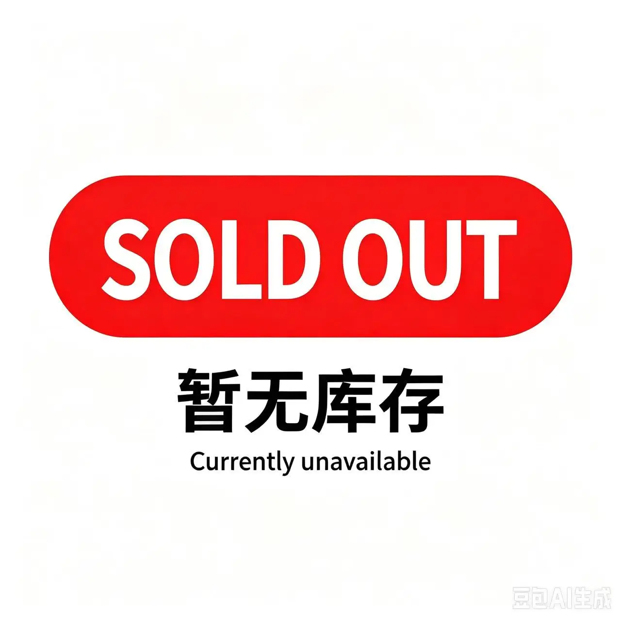 Our store's goods are sold out.