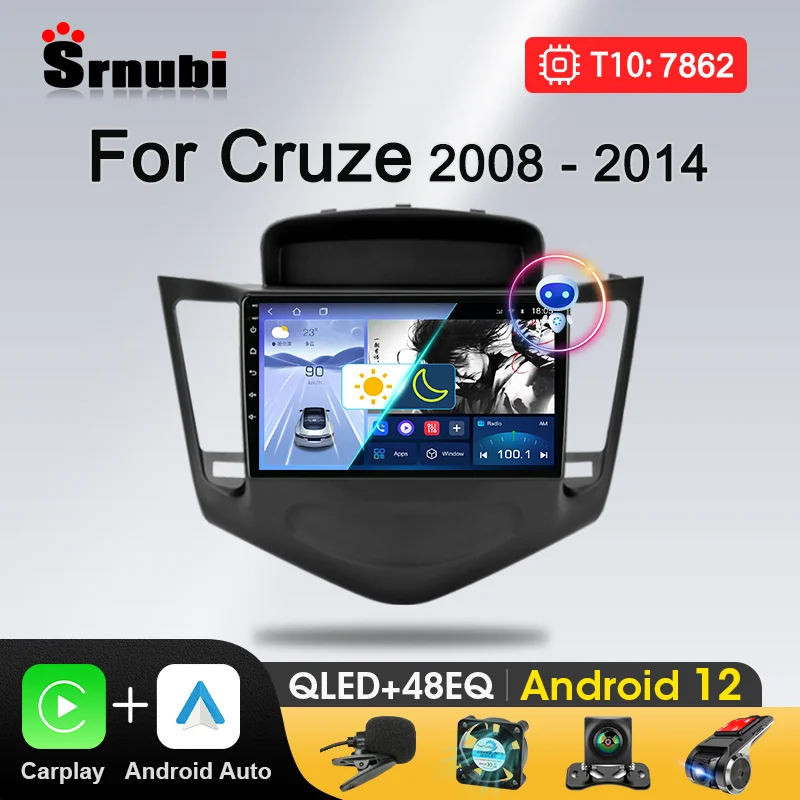 

Srnubi Chevrolet Cruze J300 2008 2009 2010 2011 2012 2013 2014 Android Car Radio Multimedia Player Navigation GPS DVD Head Unit