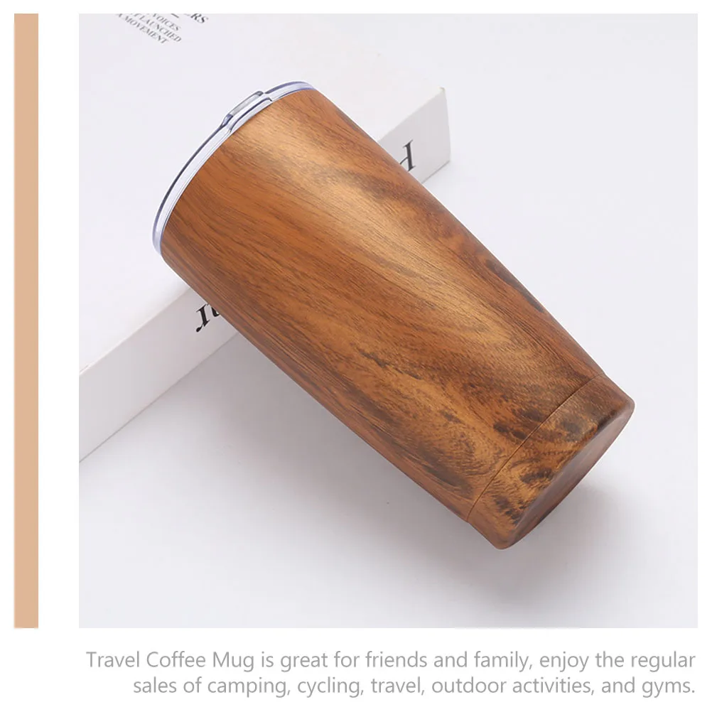

Stainless Steel Vacuum Cup Coffee Travel Mug Lightweight Camping Tumbler Car Bottle Outdoor Water Glass