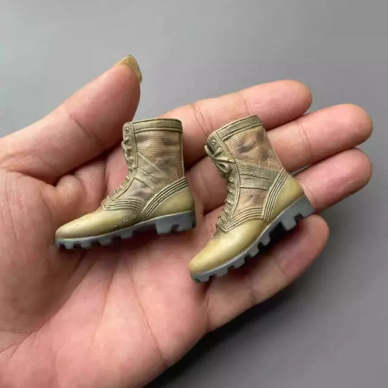 1/6 Scale Modern US Military Tactical Boots Handmade Female Soldier Hollow Plastic Shoes Model for 12inch Action Figure Toys