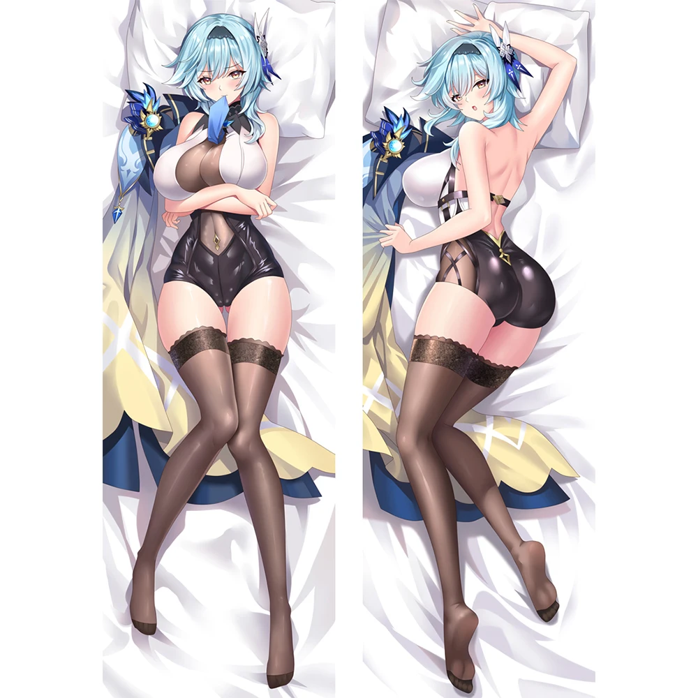 Genshin Impact Sexy Eula Lawrence Dakiaura Hing Body Pillowcase Otaku Pillow Cover Anime Cosplay Props