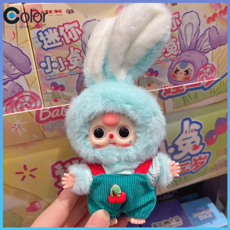

New Baby Three Mini Macaron Little Rabbit Series Vinyl Blind Box Tide Play Ornament Pendant Creative Cute Doll Toy Girl Gift