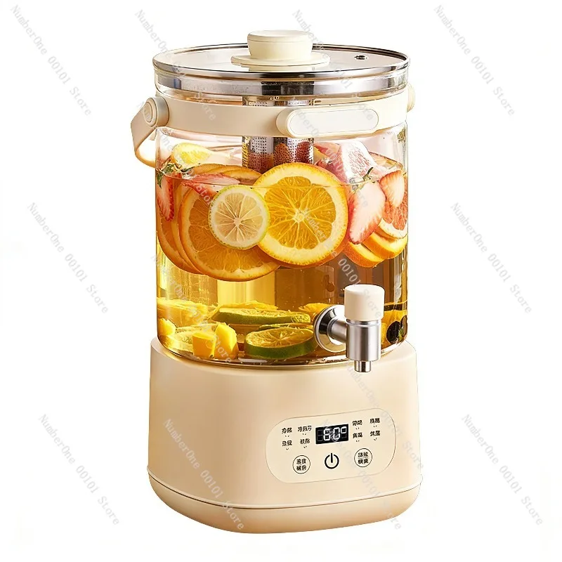 Stainless Steel Multifunctional Flower Tea Dispenser with Faucet Health Pot Stewing and Boiling Integrated Constant Temperature