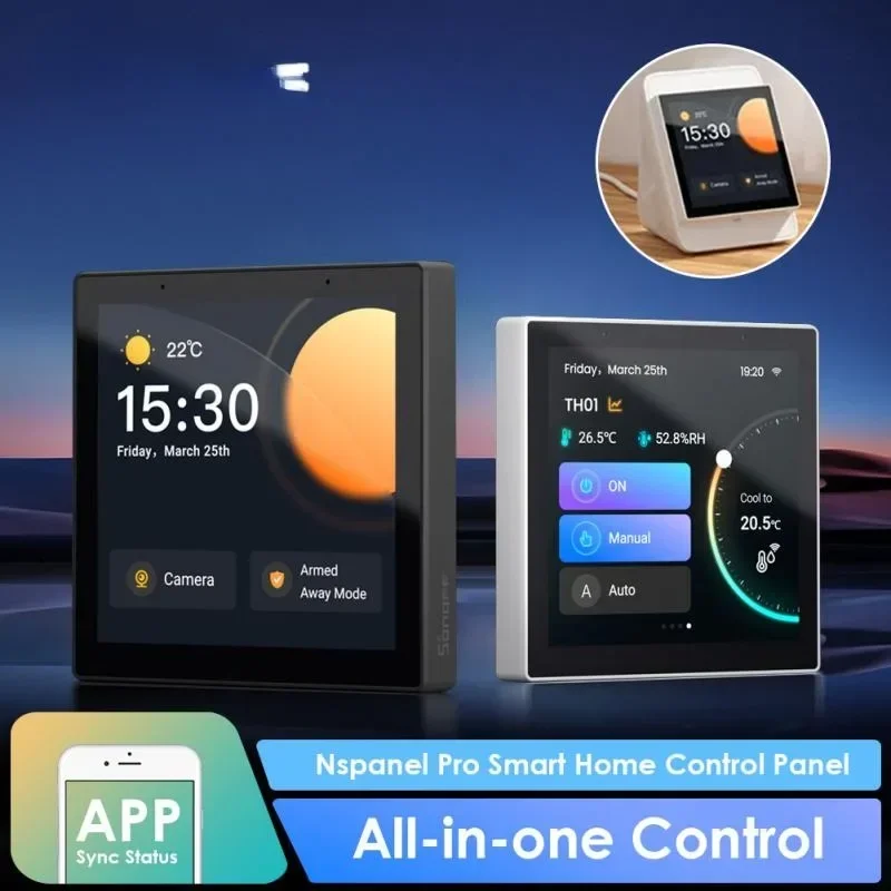 SONOFF NSPanel Pro Panel de Control de hogar inteligente pantalla completamente táctil de 3,95 pulgadas UE Wifi Zigbee interruptor de pantalla de termostato inteligente