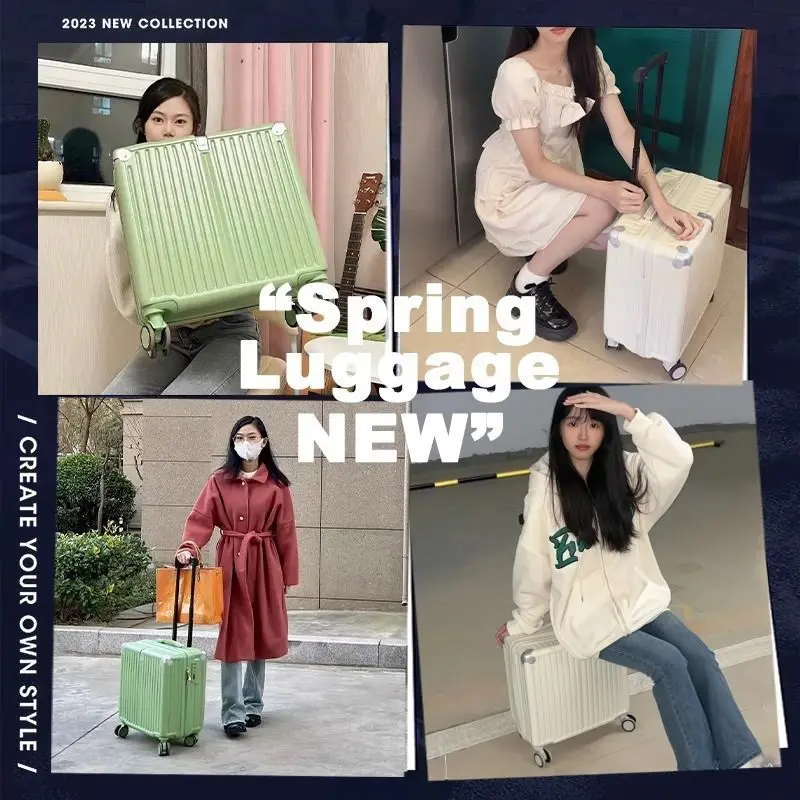 18-inch-carry-on-suitcase-lightweight-travel-bag-with-combination-lock-abs-pc-material-casual-travel-style-universal-wheels