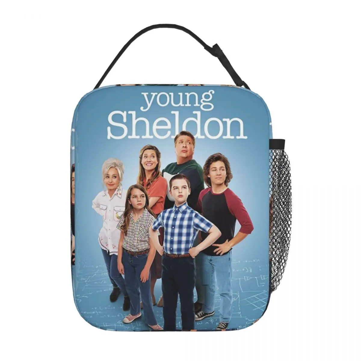 

Young Sheldon Funny Comedy Thermal Insulated Lunch Bag for Work The Big Bang Theory Portable Food Bag Thermal Cooler Food Box