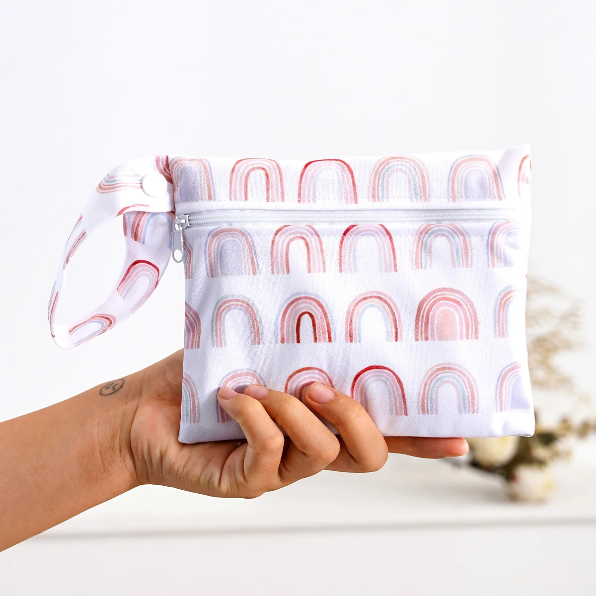 HappyFlute, набор из 3 предметов, многоразовая сумка для подгузников с принтом, карман на молнии, дорожная сумка для хранения, разные сценарии, размеры, маленький, средний, большой