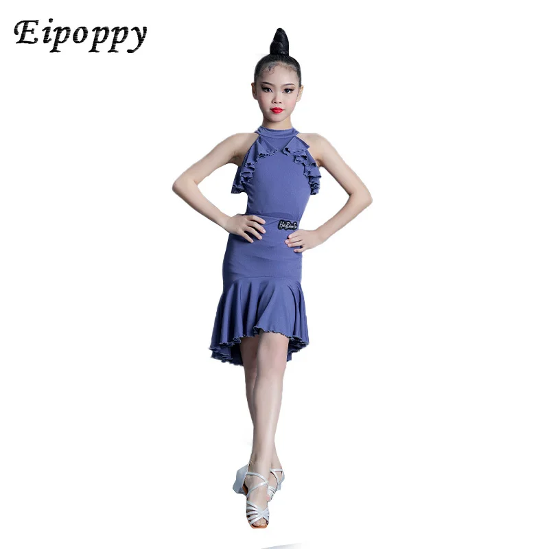 فستان رقص احترافي للفتيات ، ملابس رقص لاتينية ، ملابس أداء ، جديد