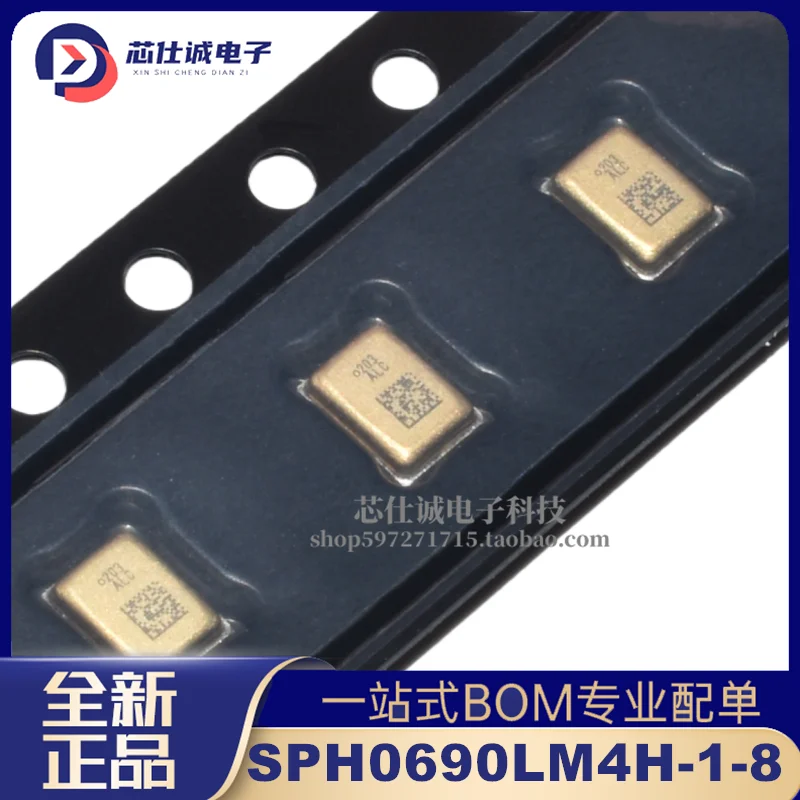 SPH0690LM4H-1-8 MIC MEMS Digital PDM OMNI -35DB Microphone in Stock