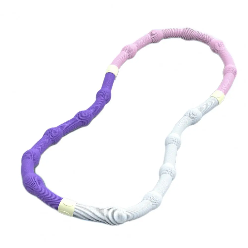 

Fitness Waist Hoop Lightweight Fitness Hoop Foldable Weighted Soft Spring Hoop for Waist-friendly Fitness Portable for Men