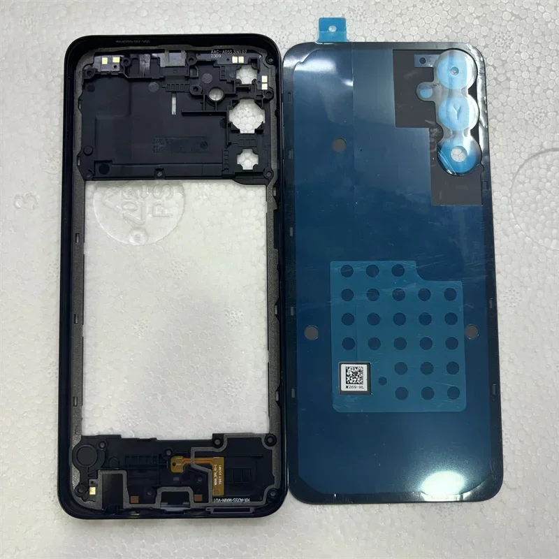 Full Housing Case For Samsung A05S SM-A057F SM-A057M SM-A057G Middle Frame Cover+Battery Back Cover Rear Door Repair parts