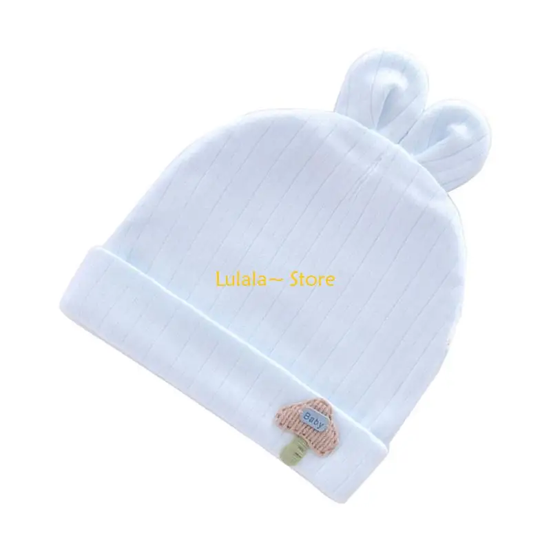

Y4QA Cotton Hospital Nursing Hat Breathable Cartoon Warm Bonnet Windproof Headwear