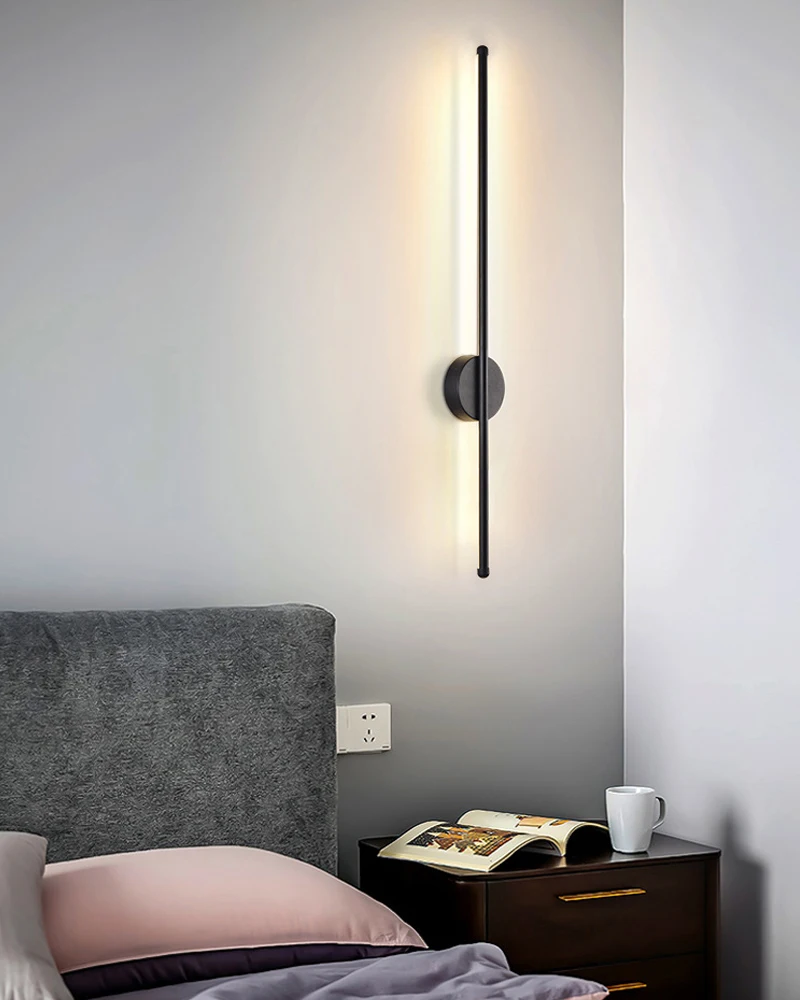 LED-Wandleuchten für den Innenbereich, für Schlafzimmer, Nachttisch, Schwarz, Gold, Innen-LED-Wandleuchten, Wandbeleuchtung, Wandleuchte, Korridor, Hartdraht – Detail 17
