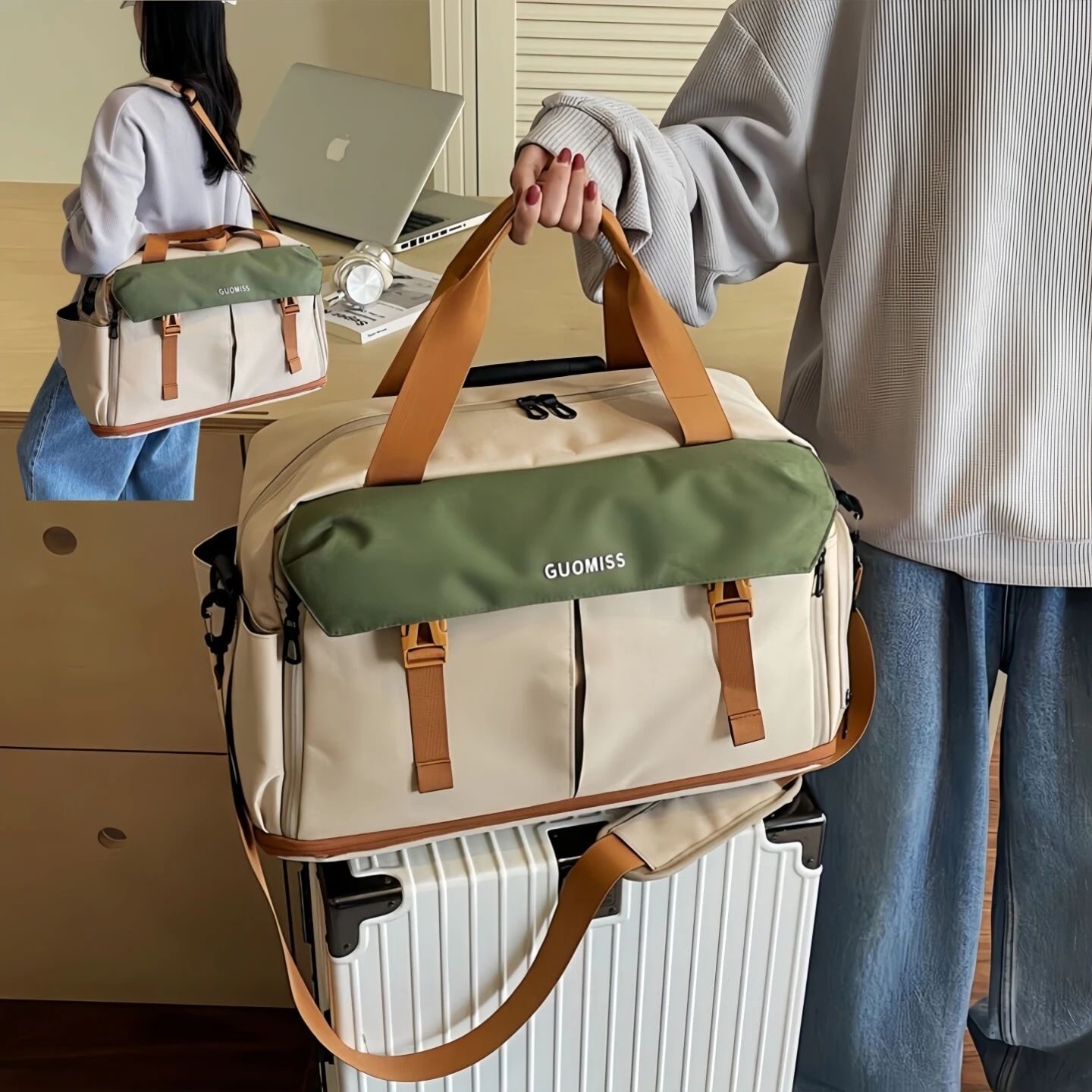 lightweight-luggage-bag-for-short-trips-student-dormitory-packing-bag-additional-bag-for-suitcase-high-aesthetic-value