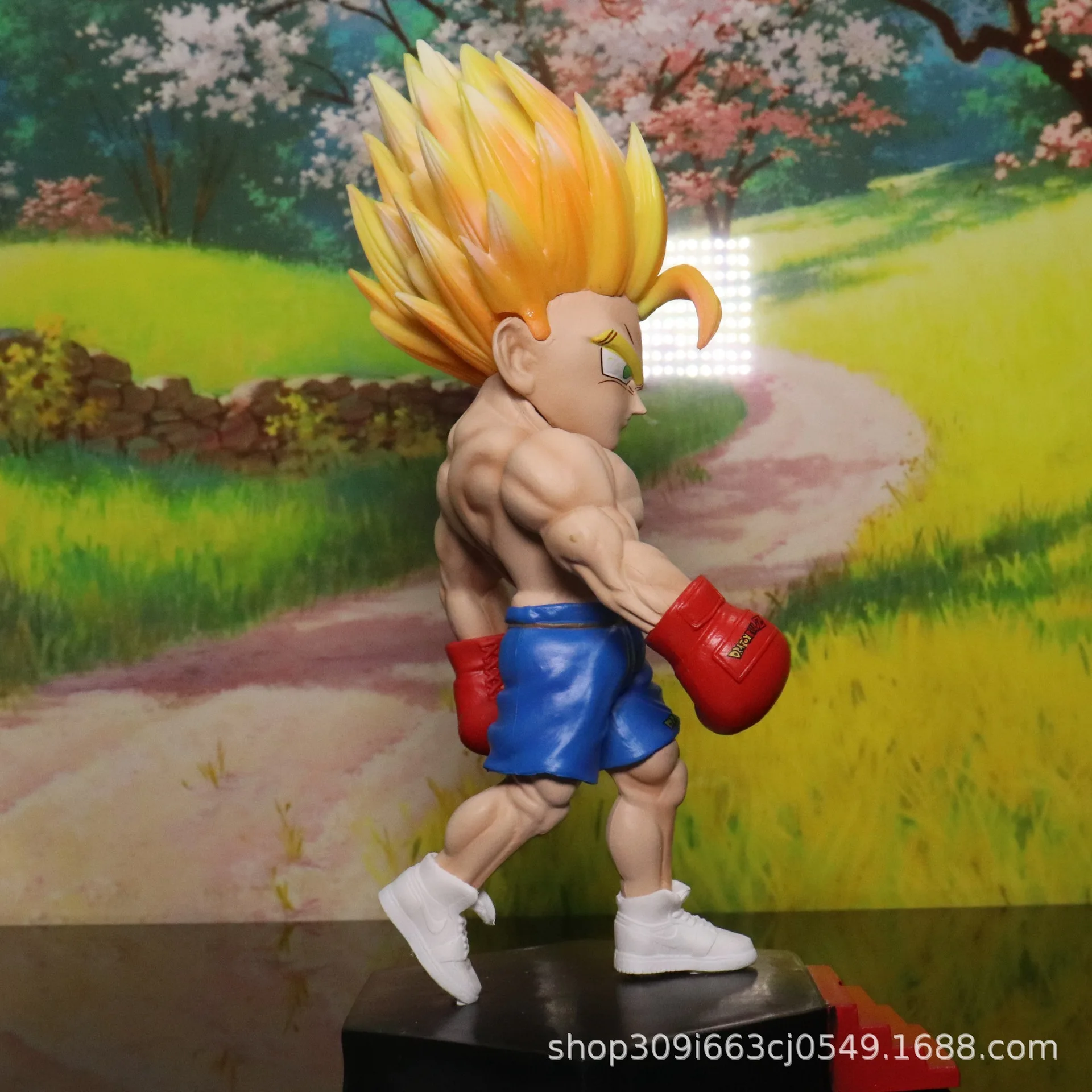 Figura de acción de Anime DBZs de 22cm, figura de Fitness, Vegeta, Muscle, Son Gohan, modelo de colección, estatua de juguete, Decoración, regalo