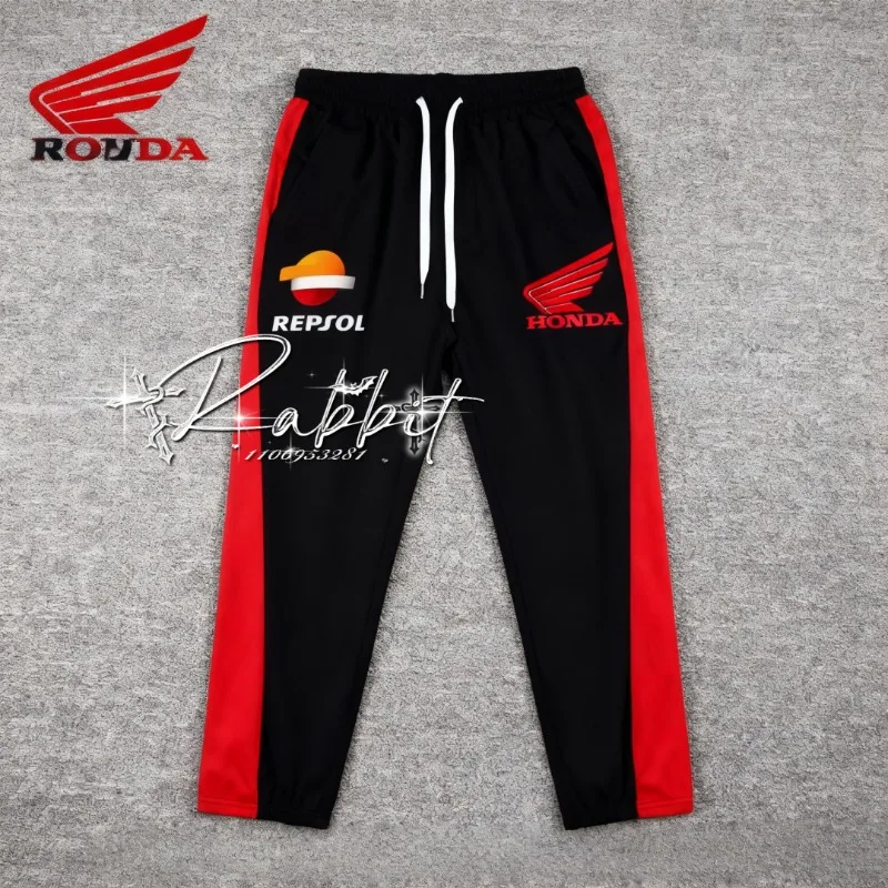 2025/26 الأكثر مبيعا جديد هوندا TeamOutdoorCycling السراويل الرجالية سباق الدراجات النارية الرياضية التجفيف السريع حماية الشمس السراويل على الطرق الوعرة ركوب الدراجات #2