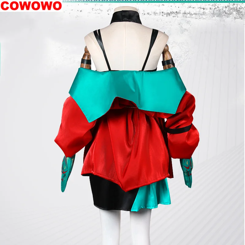 COWOWO Arknights Dusk Women Cosplay Costume Cos Game Anime Party Uniform Hallowen Play vestiti di ruolo abbigliamento nuovo Set completo