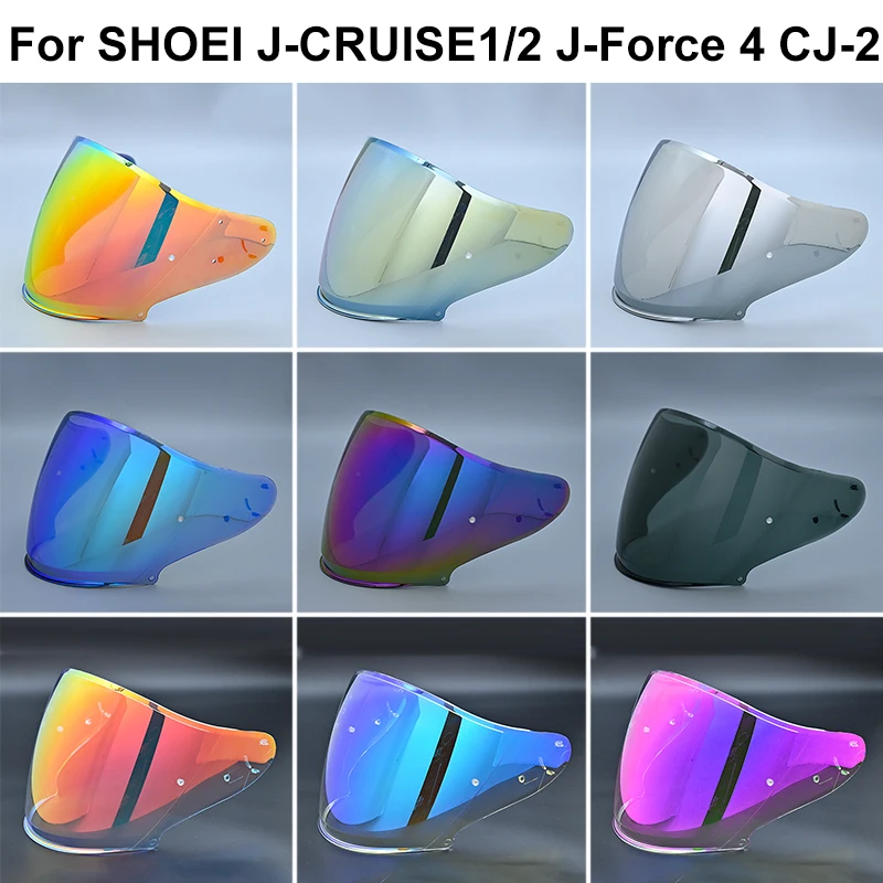 Helmet Visor for SHOEI J-Cruise 1 J-Cruise 2 J-Force 4 CJ-2 Motorcycle Helmet Lens Open Face Shield Viseria Capacete Moto Glasse