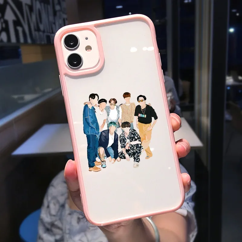 Cute Kpop Song \'Life Goes on\' Phone Case for IPhone 13 XS MAX 11 12 Pro 7 8 Plus 14 15 XR Case Dynamite Clear Hard Cover Coque