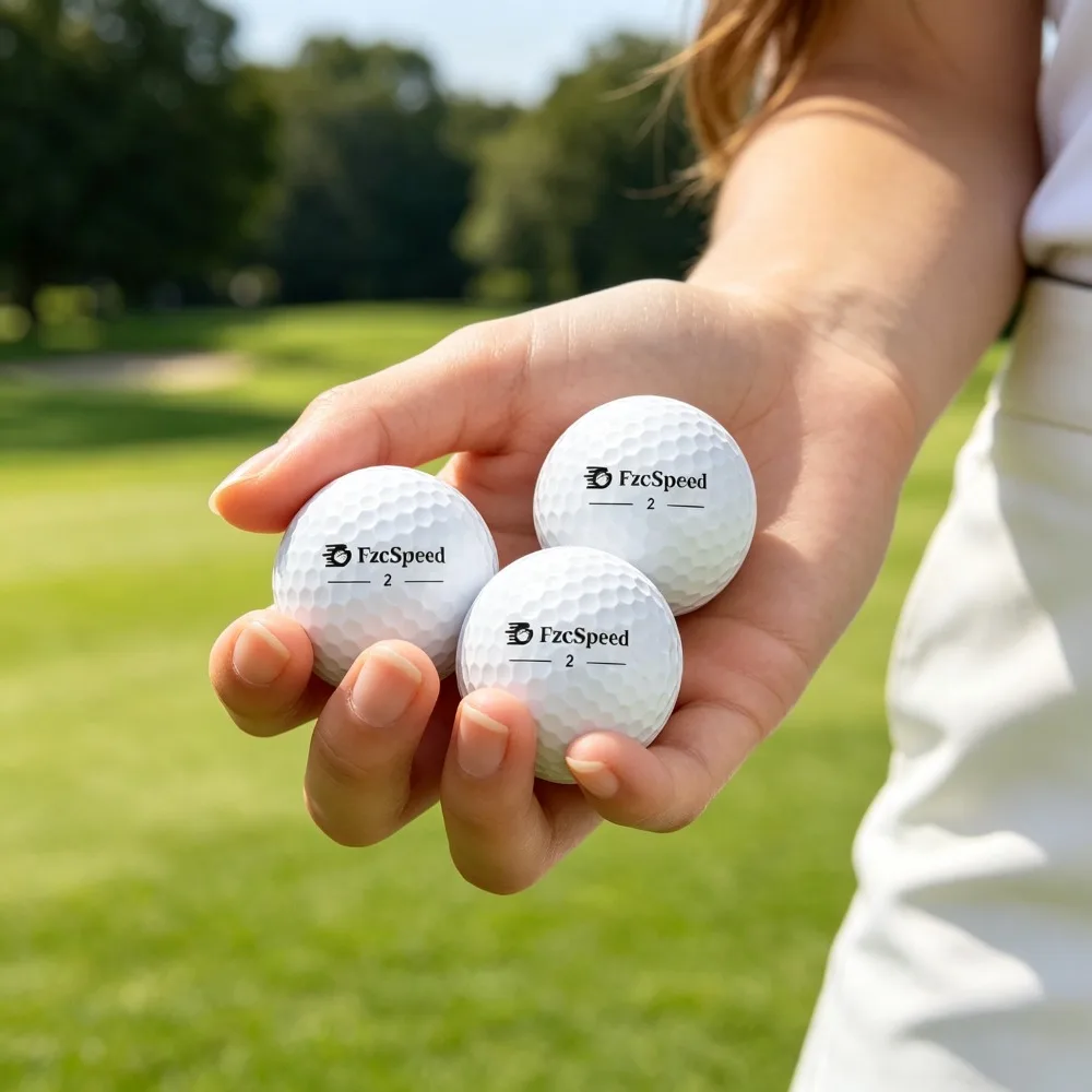 FzcSpeed Practice Golf Balls 10/20/30 PCS 42mm 2 Layers-Maximum Distance Golf Balls Dimple Design Practice Golf Balls