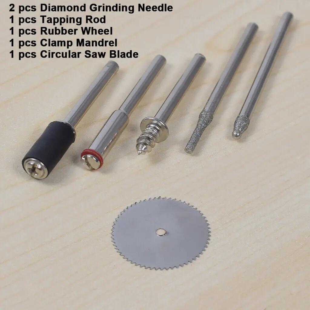 10W Hobby Craft Mini Drill Grinder Rotary Tool Set Modeling Polishing Drilling-AT36