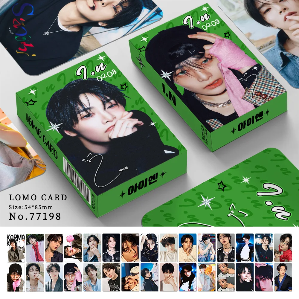 SKZOO Ready Stock STRAYKIDS 30 pezzi di carte LOMO fronte-retro Felix HAN IN Idol Biglietto d'auguri fotografico Kpop Pacchetto periferico